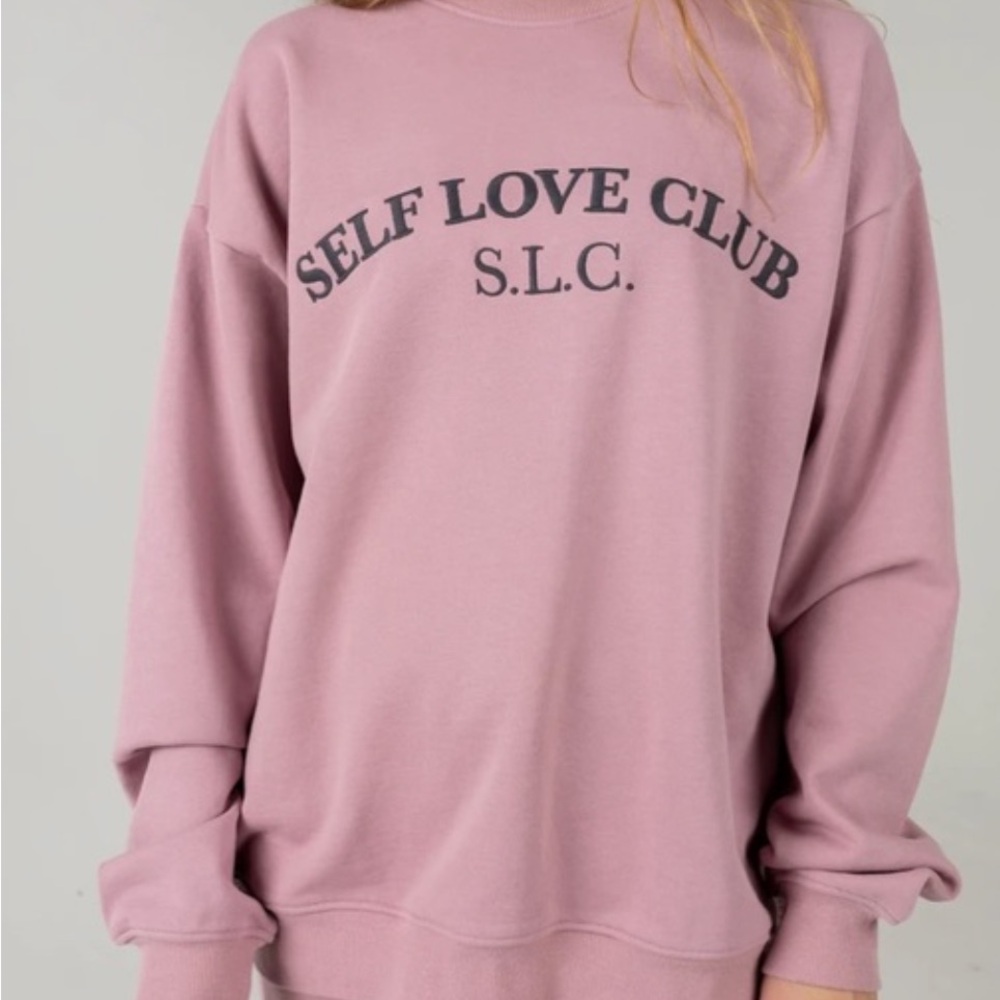 Self Love Club Women's Crewneck Sweatshirt - Mauve